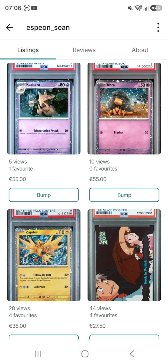 Pokemon graded cards psa cgc holo read description - Image 4