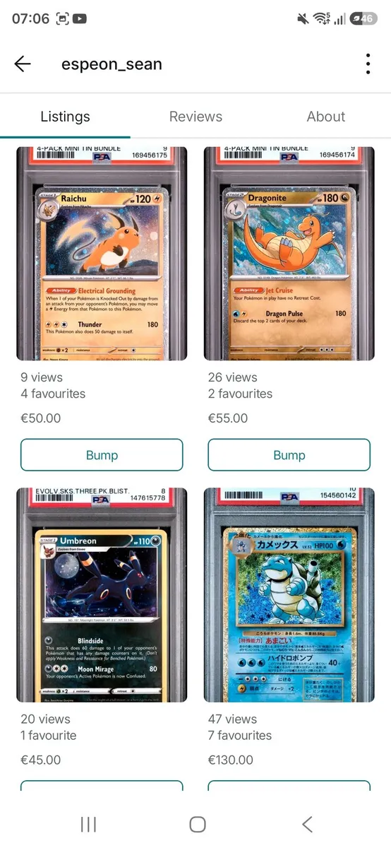 Pokemon graded cards psa cgc holo read description - Image 2