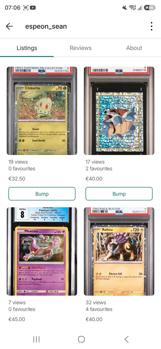 Pokemon graded cards psa cgc holo read description - Image 3