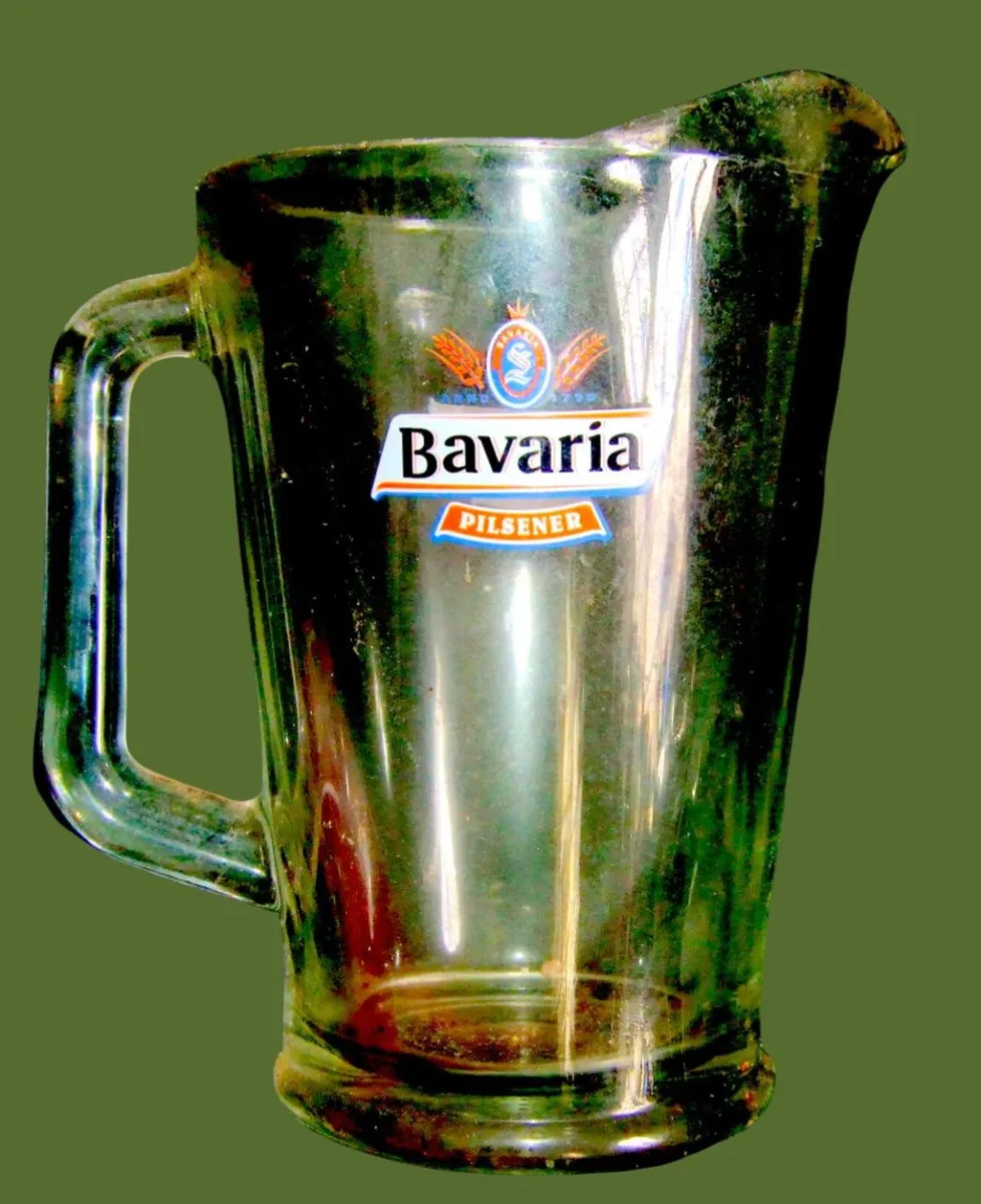 Vintage Bavaria Pilsener Glass Beer Pitcher - Image 4
