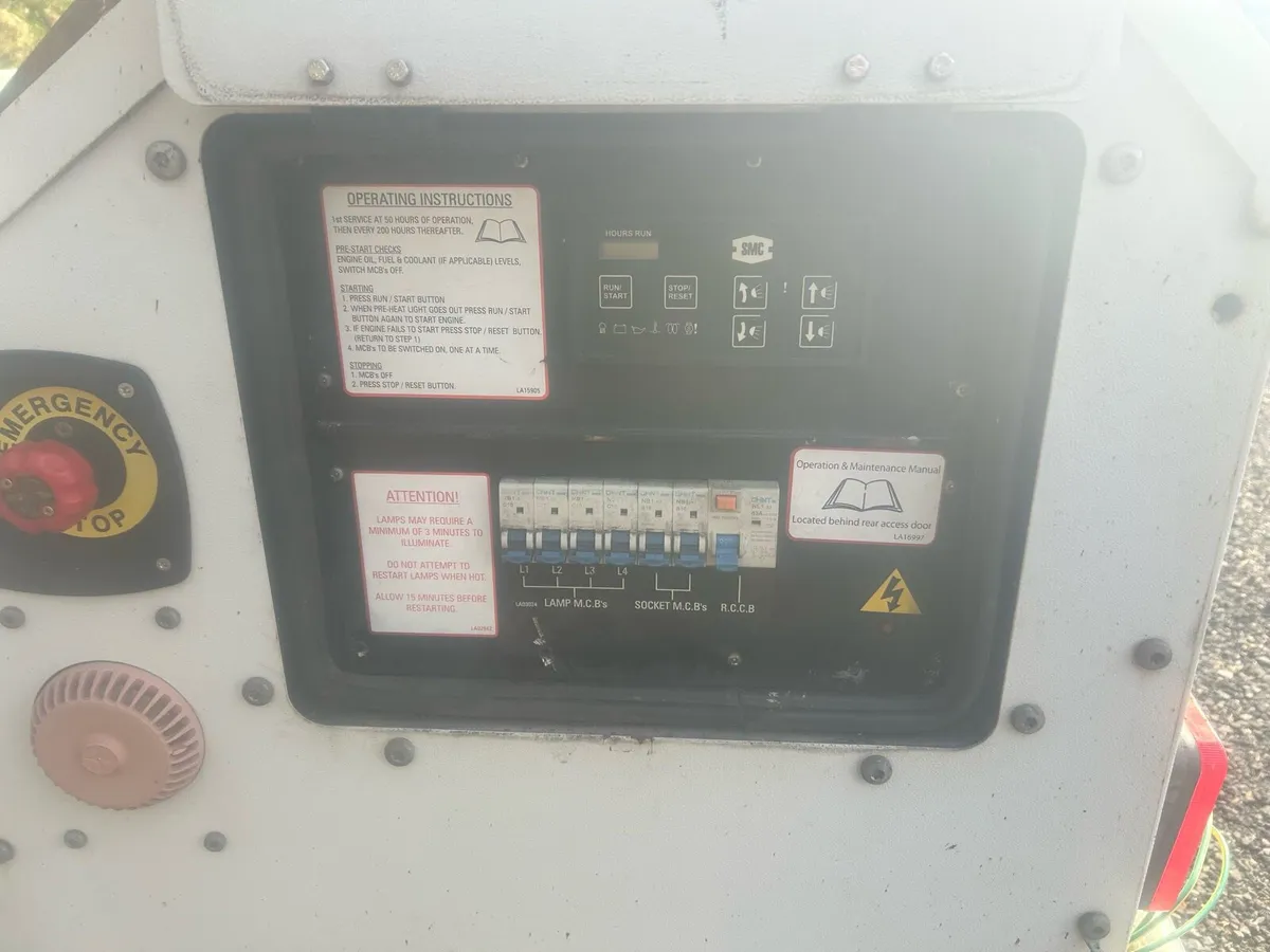 2016 SMC TL90 mobile lighting tower for sale. - Image 3
