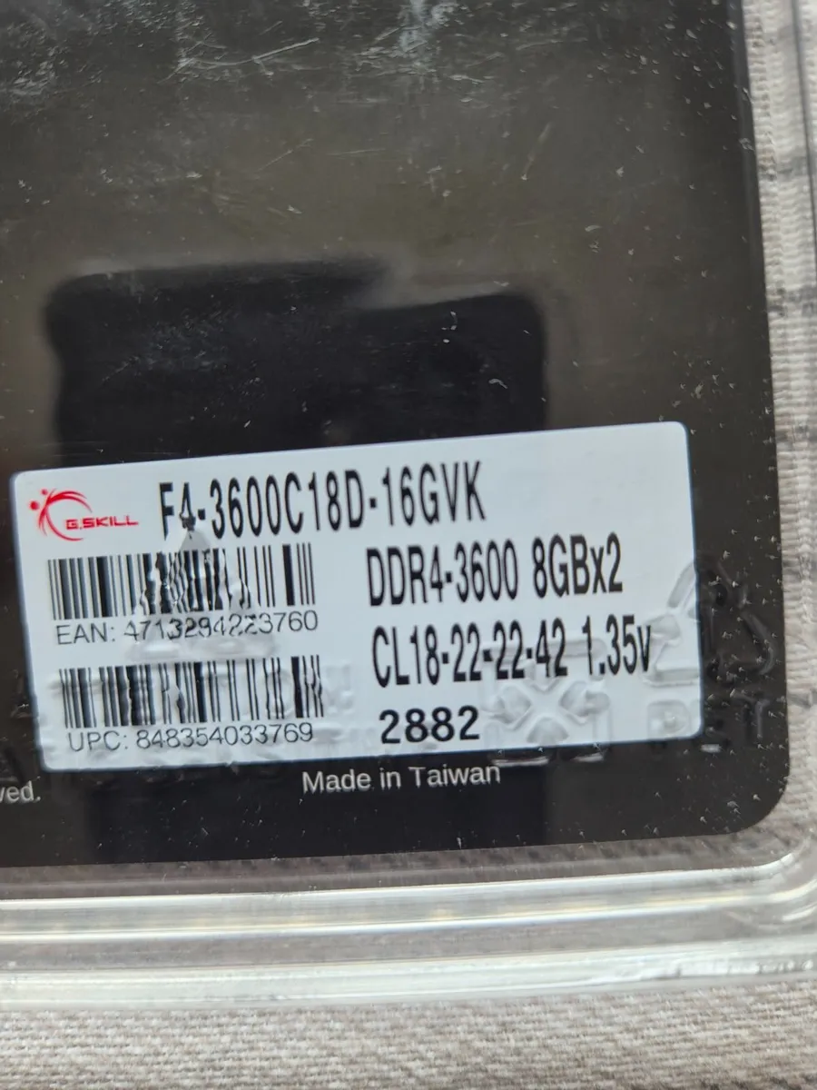 G.skill 3600 16gb G.skill Ripjaws V Kit (2x8gb) - Image 2