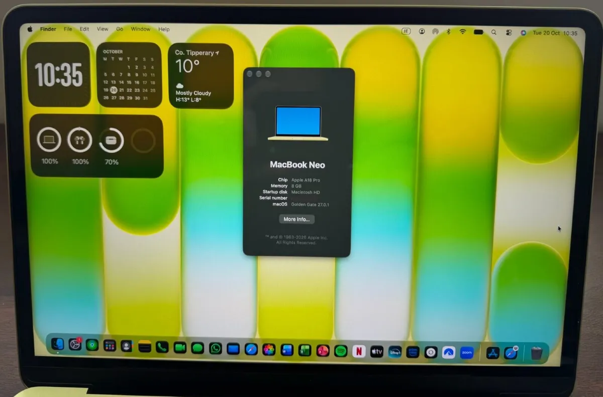 Apple Macbook Neo 512Gb laptop with Touch ID - Image 2
