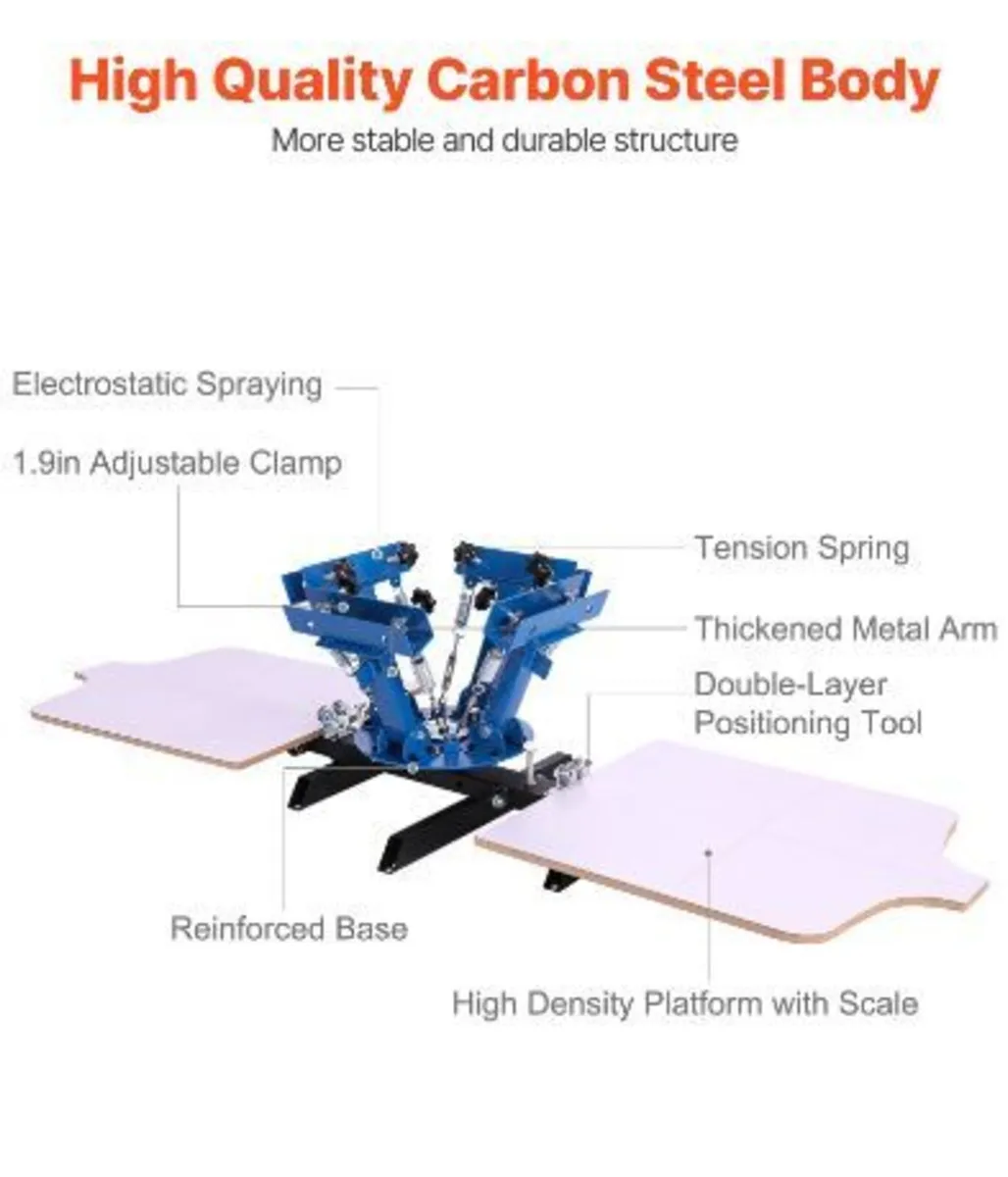 Screen Printing Machine 4 Color 2 Station - Image 1