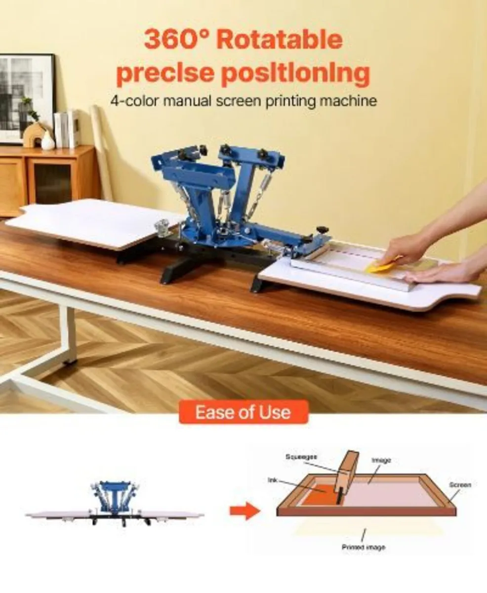Screen Printing Machine 4 Color 2 Station - Image 2