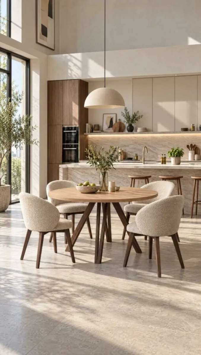 Sova Extendable Round Dining Table 100-180cm - Image 3