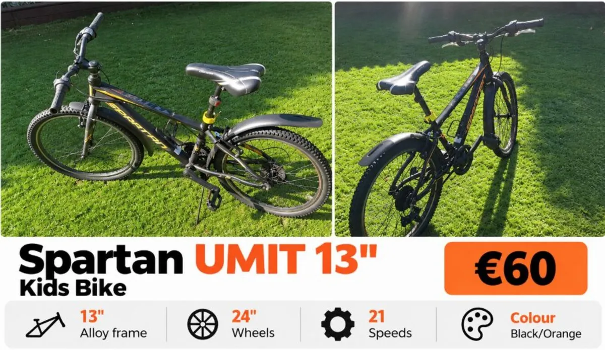 Spartan UMIT 13" Frame Bicycle - Image 1