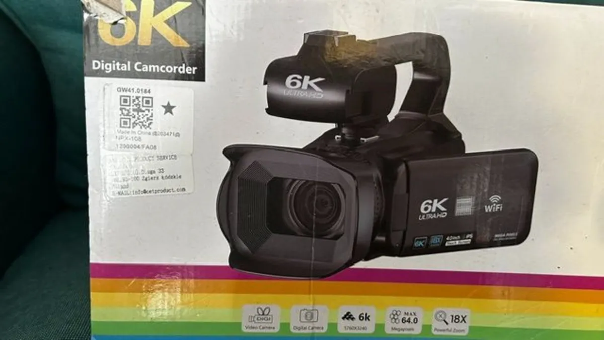 6K DIGITAL VIDEO CAMERA – COMPLETE KIT - Image 1