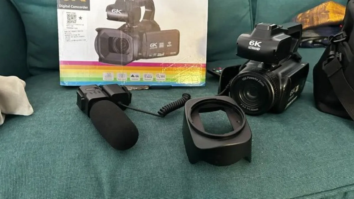 6K DIGITAL VIDEO CAMERA – COMPLETE KIT - Image 3