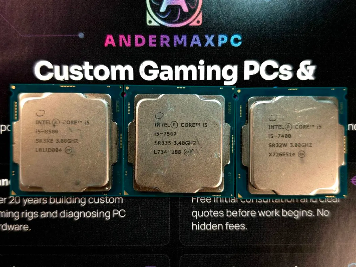 Intel Core i5 Desktop Processors 8500 7500 7400 - Image 1