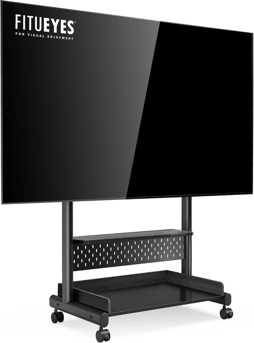 TV Floor Stand on Wheels for 40-85" Screens - Image 1