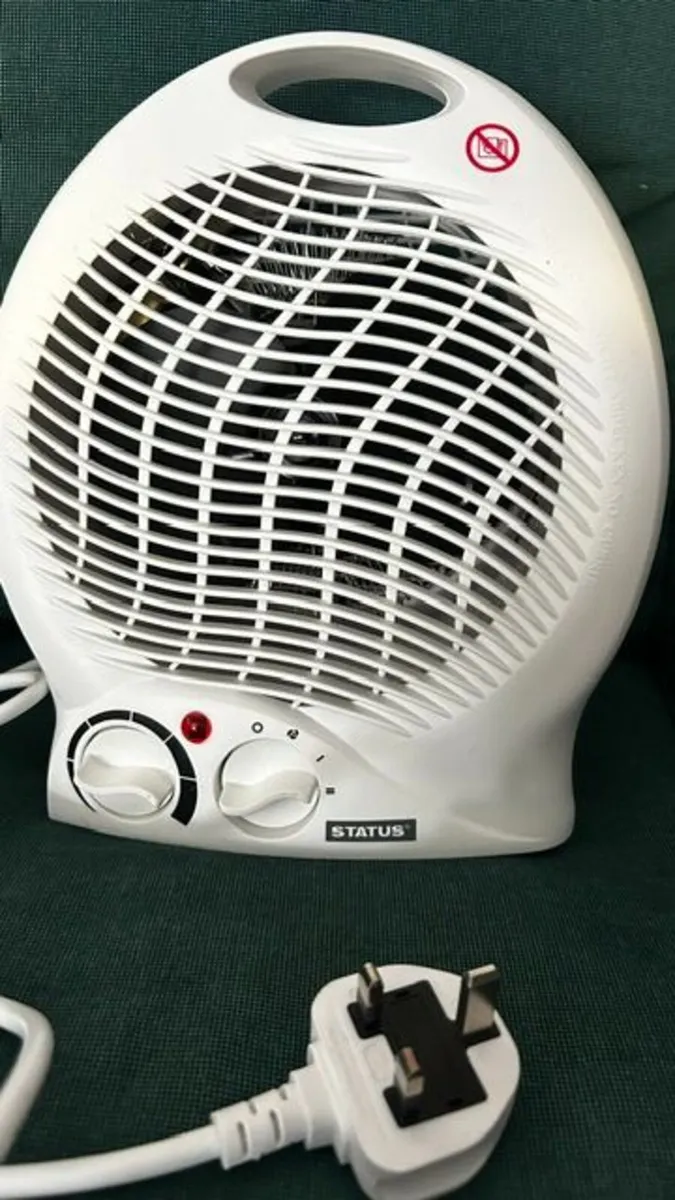 Fan Heater with 2 Heat Settings and Overheat Prote - Image 2