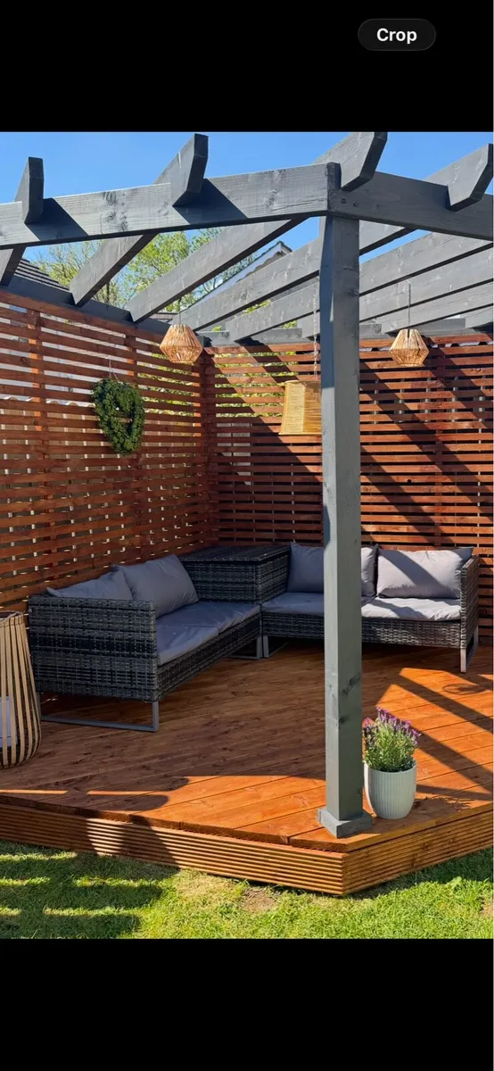 Garden furniture corner unit patio - Image 2