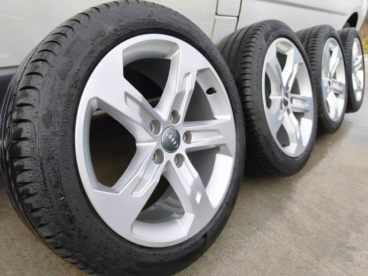 Audi alloys on Pirelli tyres like new - Image 1