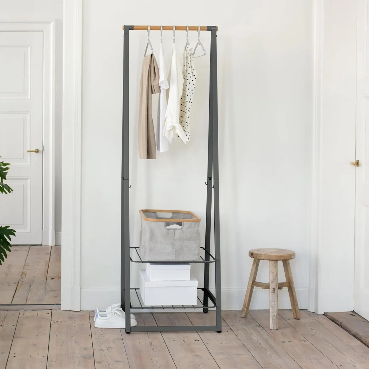 Linn Clothes Rack Small Multi-Functional Hanging - Image 2