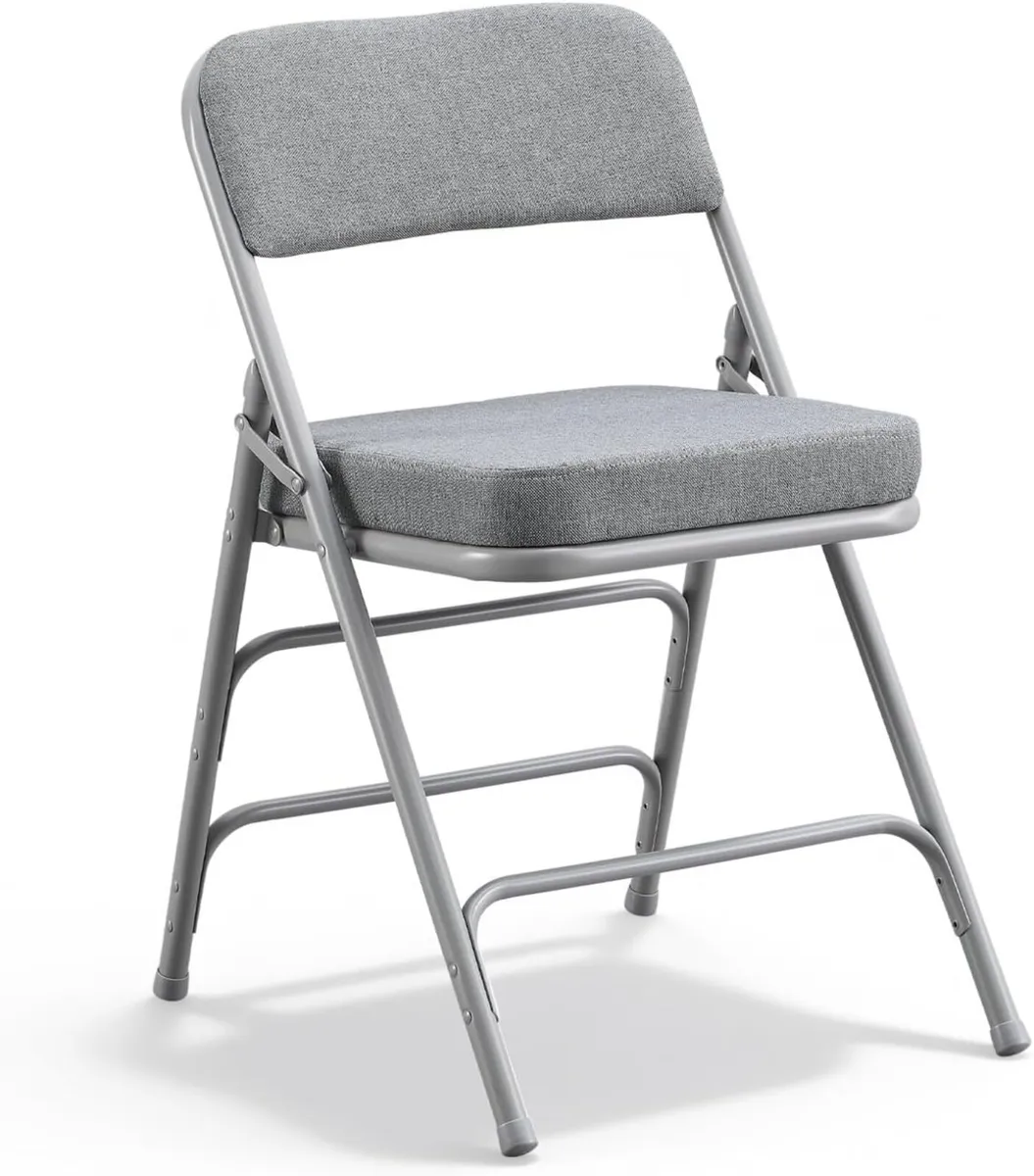 Padded Folding Chair with Thick Cushion - Image 1