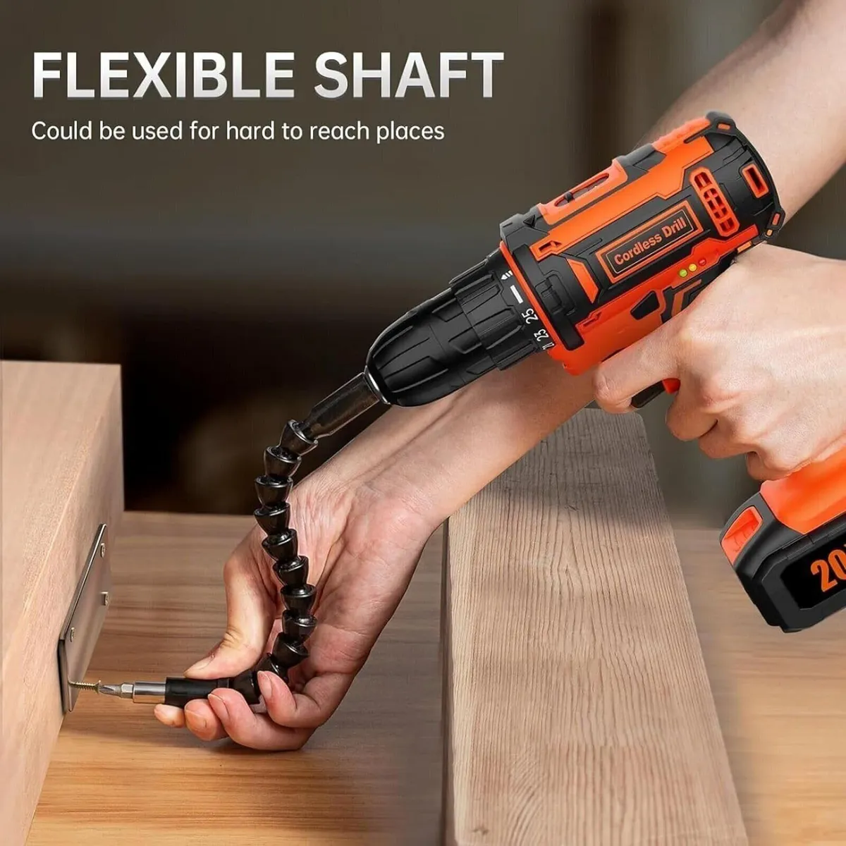 20V Cordless Drill Set – Electric DIY Tool Kit - Image 4
