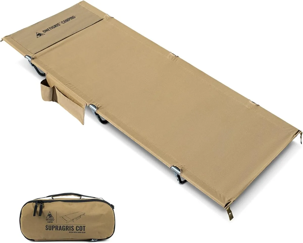 Supragris Camping Cot Support Up to 400lbs - Image 1
