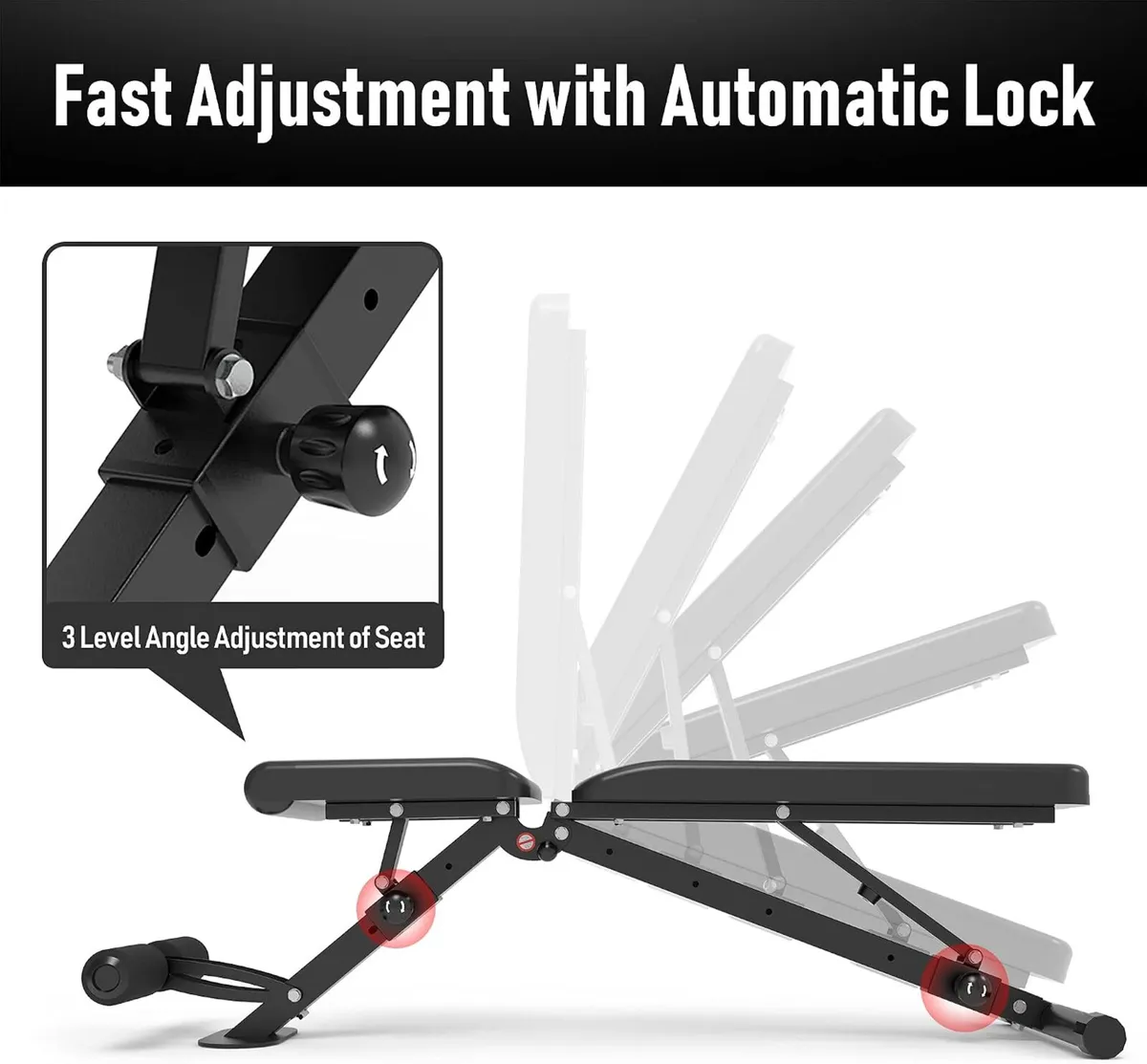 Adjustable Weight Bench - Image 3
