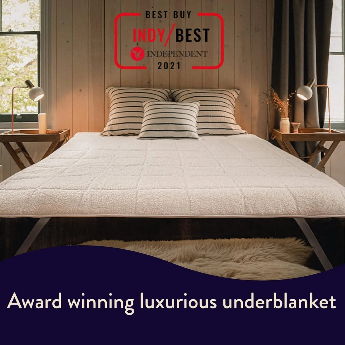 Hunker Down Electric Blanket Single Size Scandi - Image 4