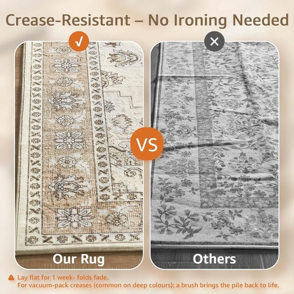 Vintage Taupe Rugs Bedroom 240x300 Washable Stain - Image 4