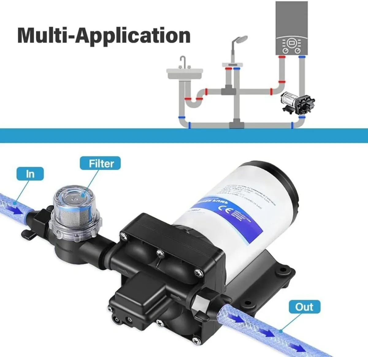 220V Electric Diaphragm Pump for Irrigation - Image 3