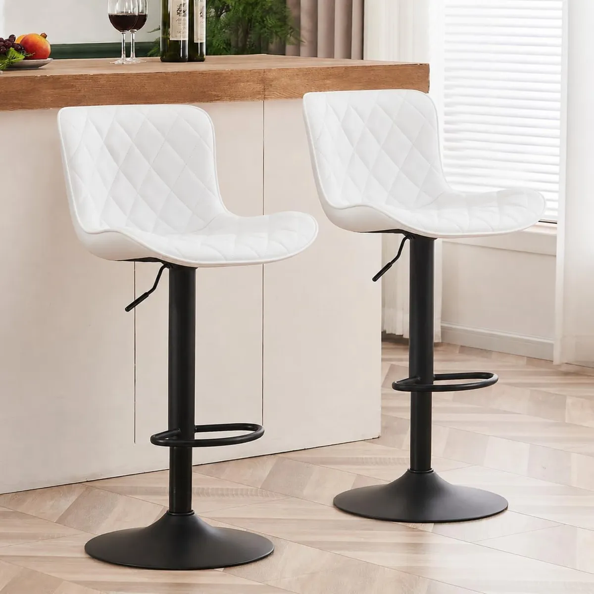 Bar Stools Modern Kitchen (Set of 2) - Image 1