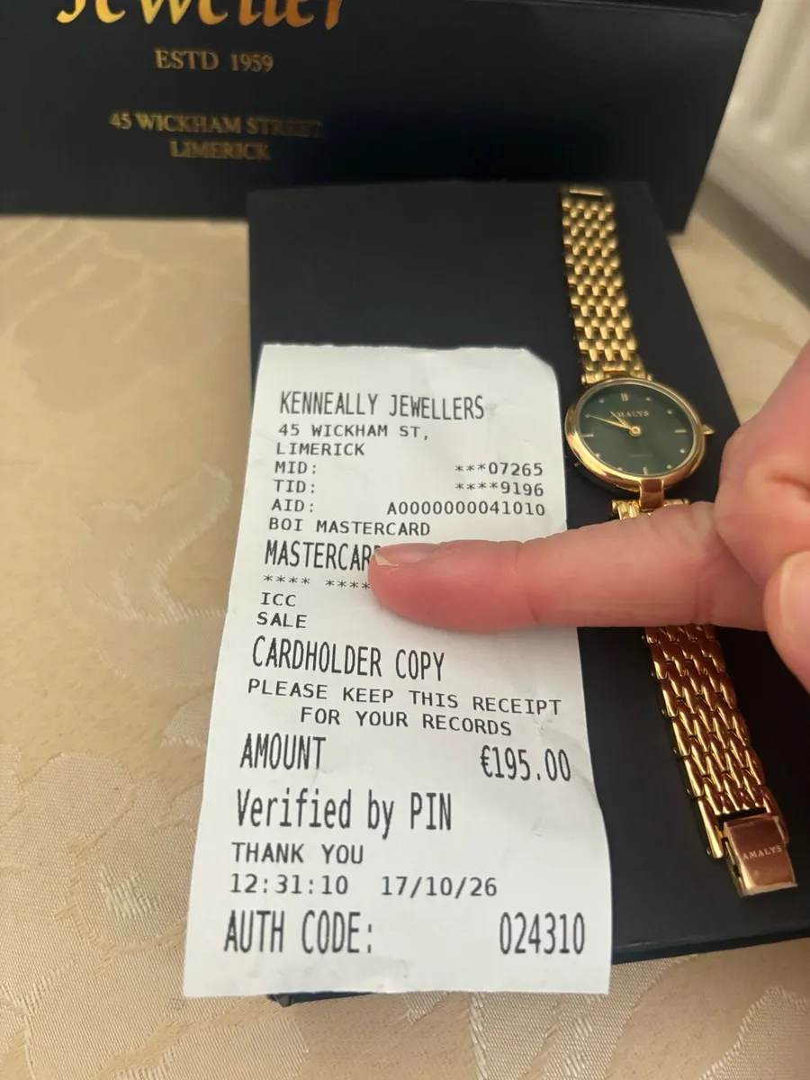 New Amalys women’s Watch bought for 195 receipt - Image 2