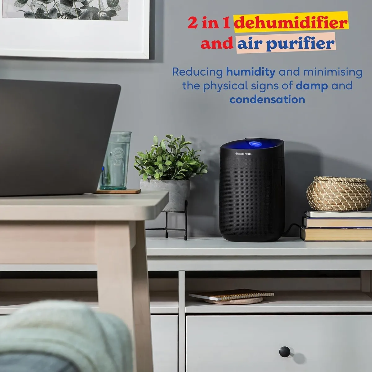 Ozone Free 750ML Day 2 in 1 Dehumidifier - Image 3