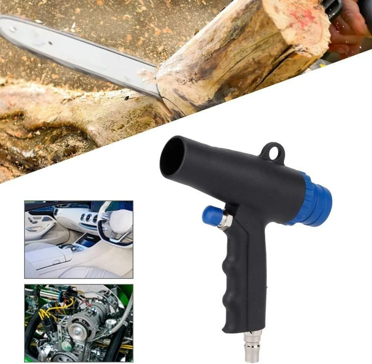 2-in-1 Car Vacuum & Air Blow Cleaner Kit - Image 3