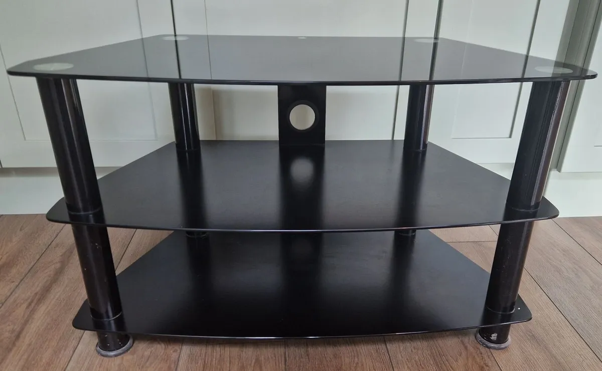 Glass Top TV Stand - Image 1