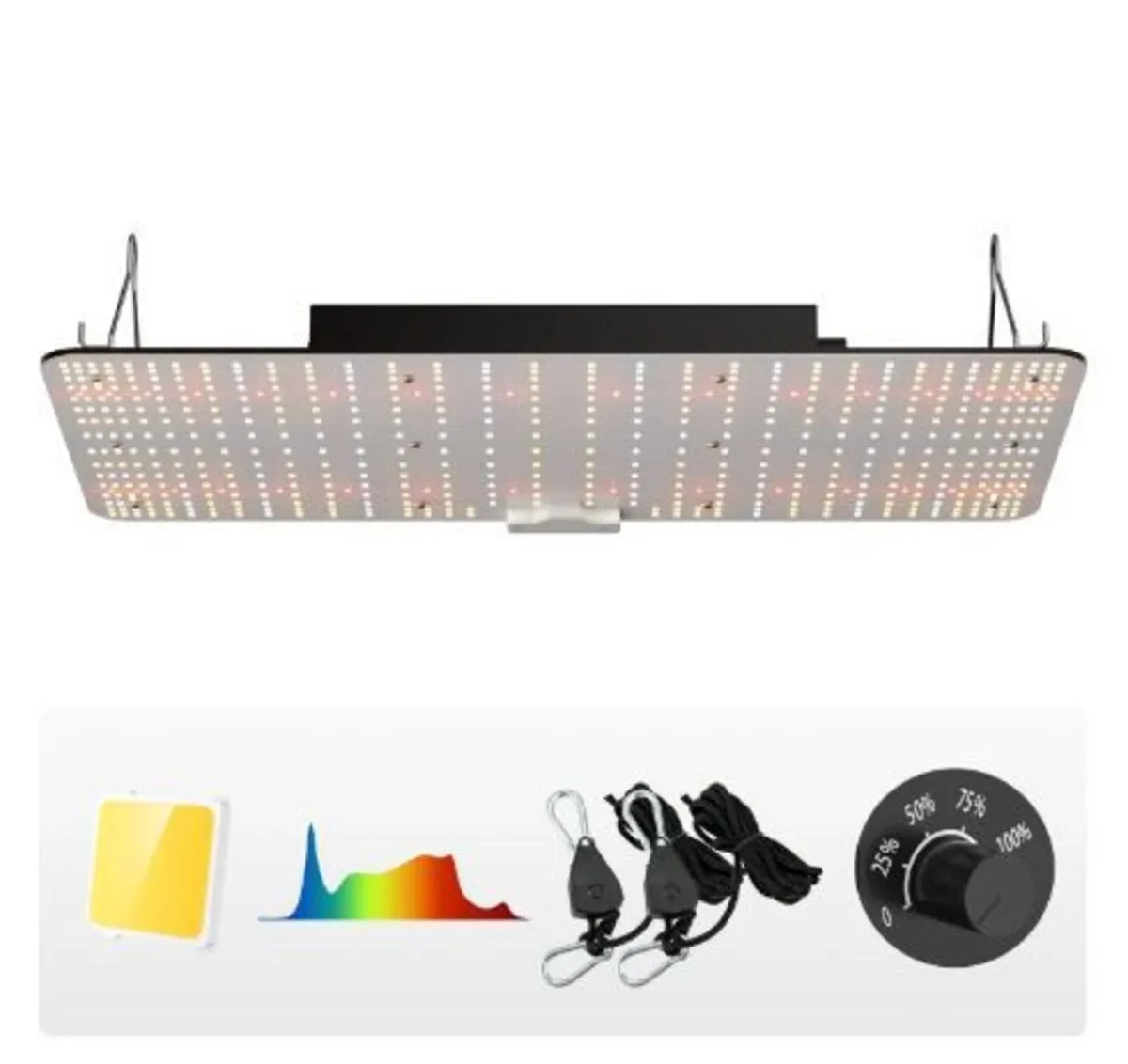 LED Grow Light, 200W Full Spectrum Dimmable - Image 2