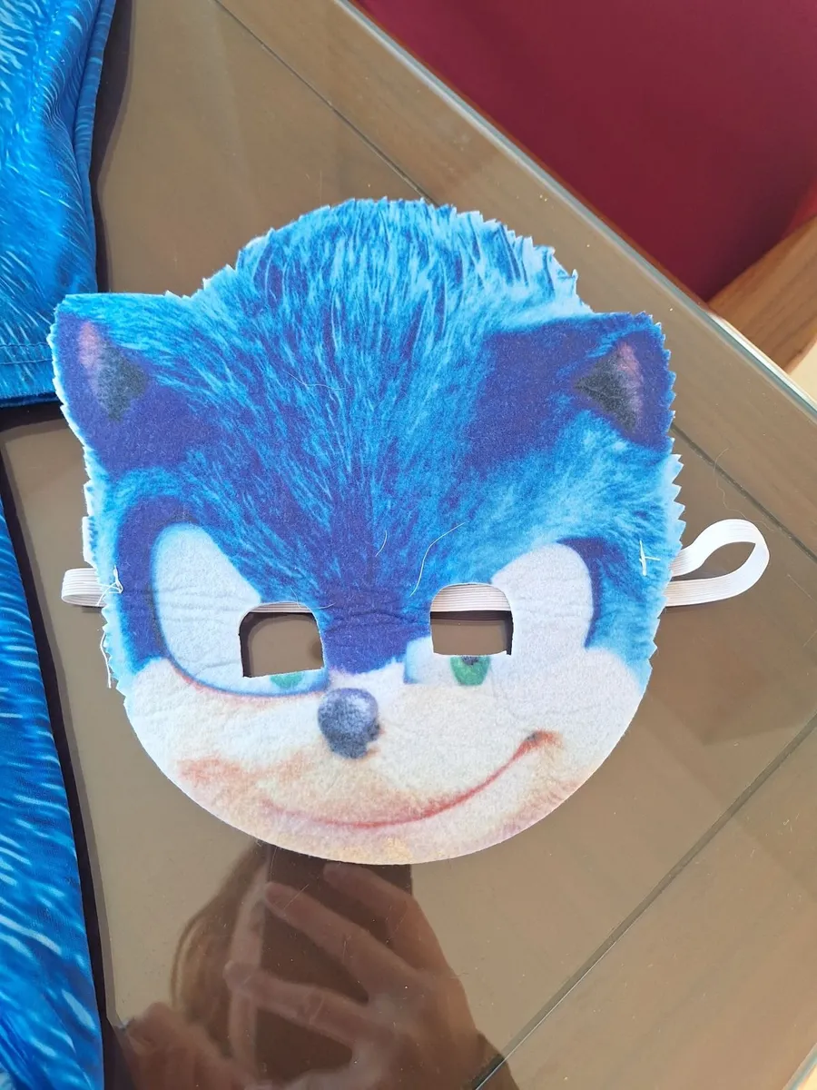 Sonic the hedgehog costume & mask - Image 1