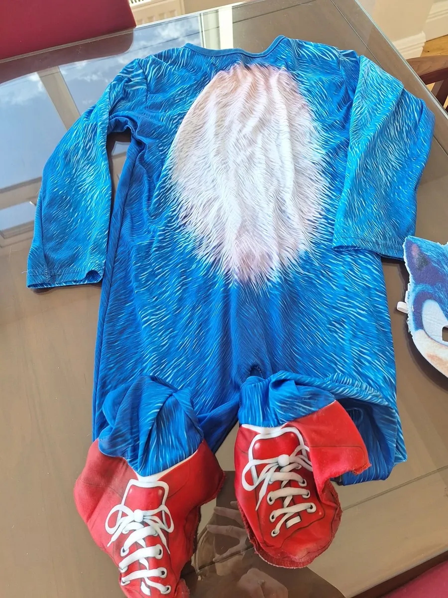 Sonic the hedgehog costume & mask - Image 3