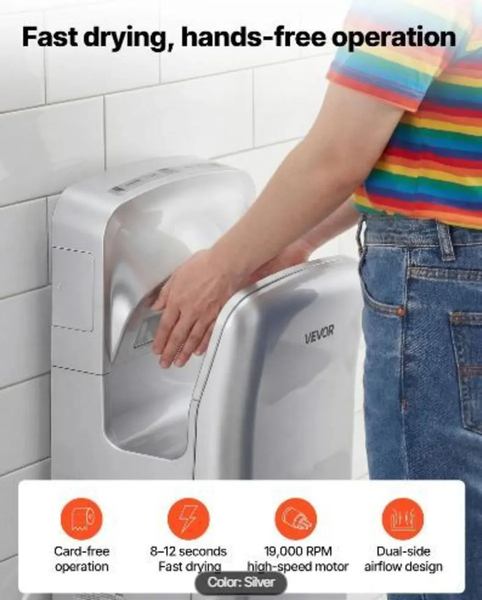 Vertical Hand Dryer, Hand Dryers - Image 2