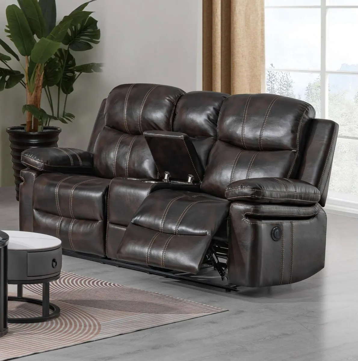 New leather sofas all recliner - Image 2