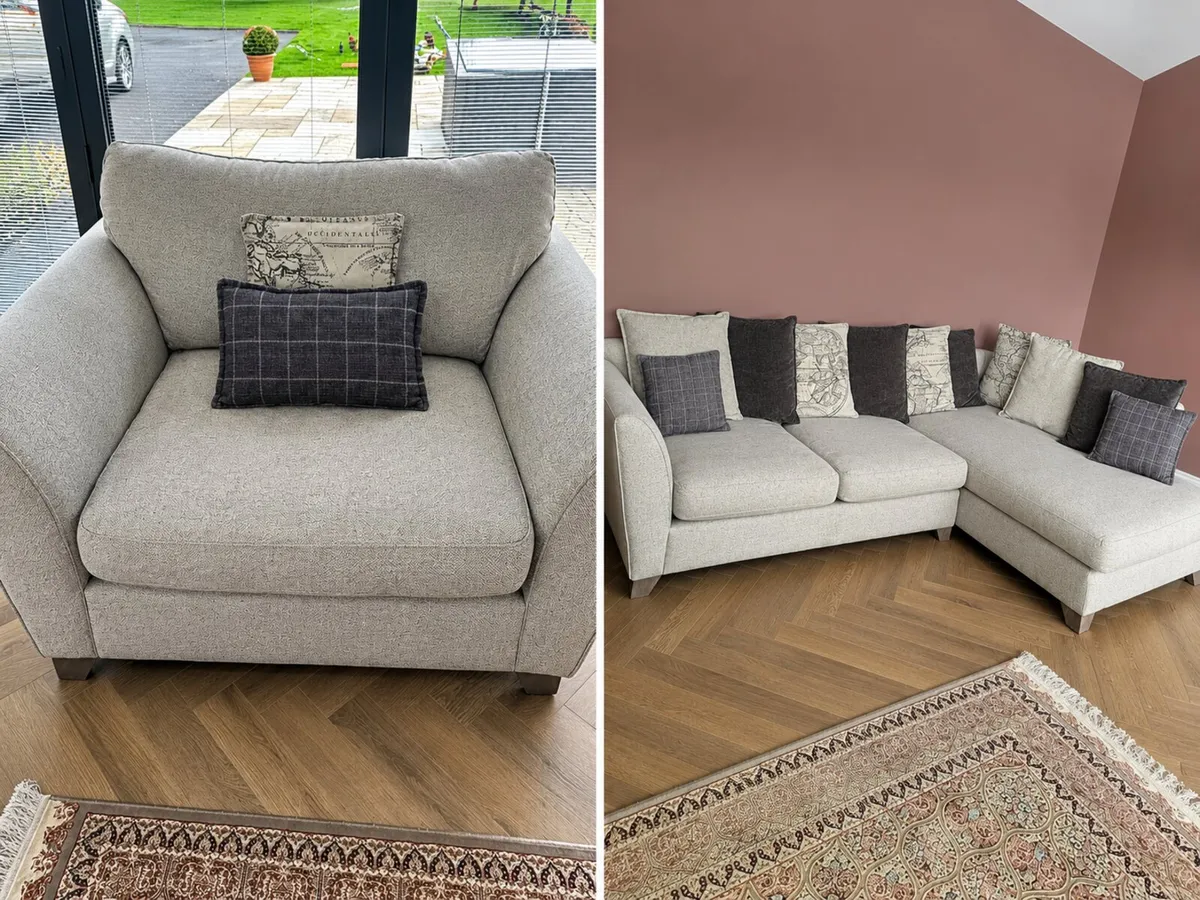 Corner Sofa and Armchair - Image 1