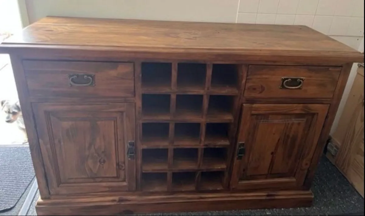 Cabinet with bottle rack - Image 1