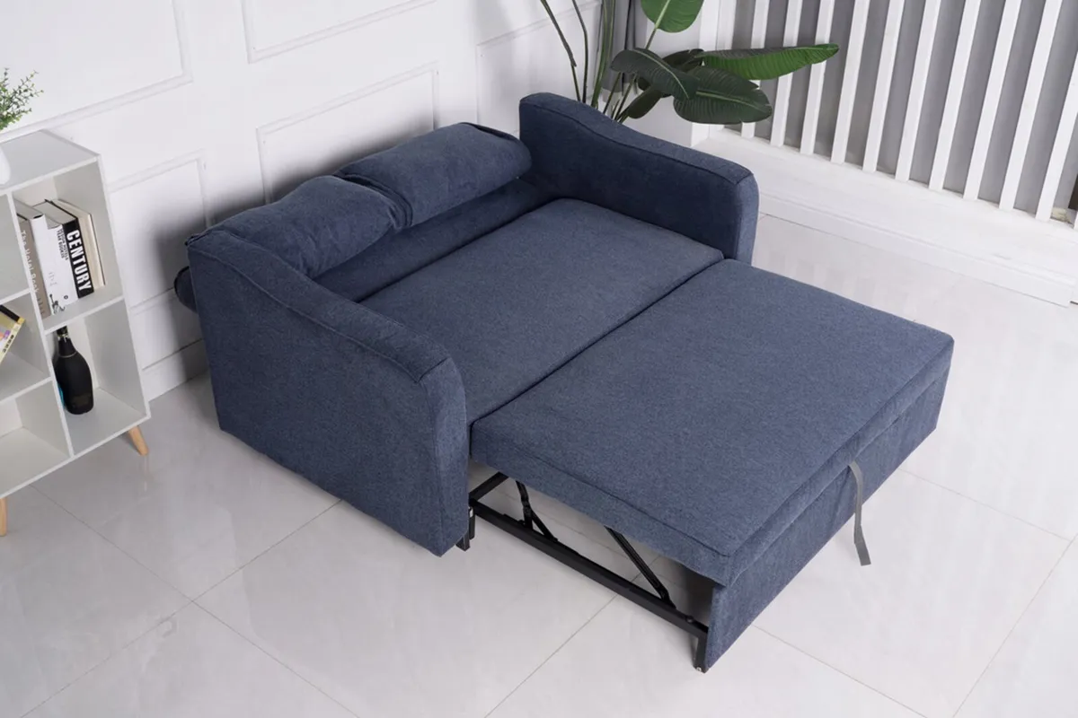 Brand new asben denim blue sofa bed reduced - Image 4