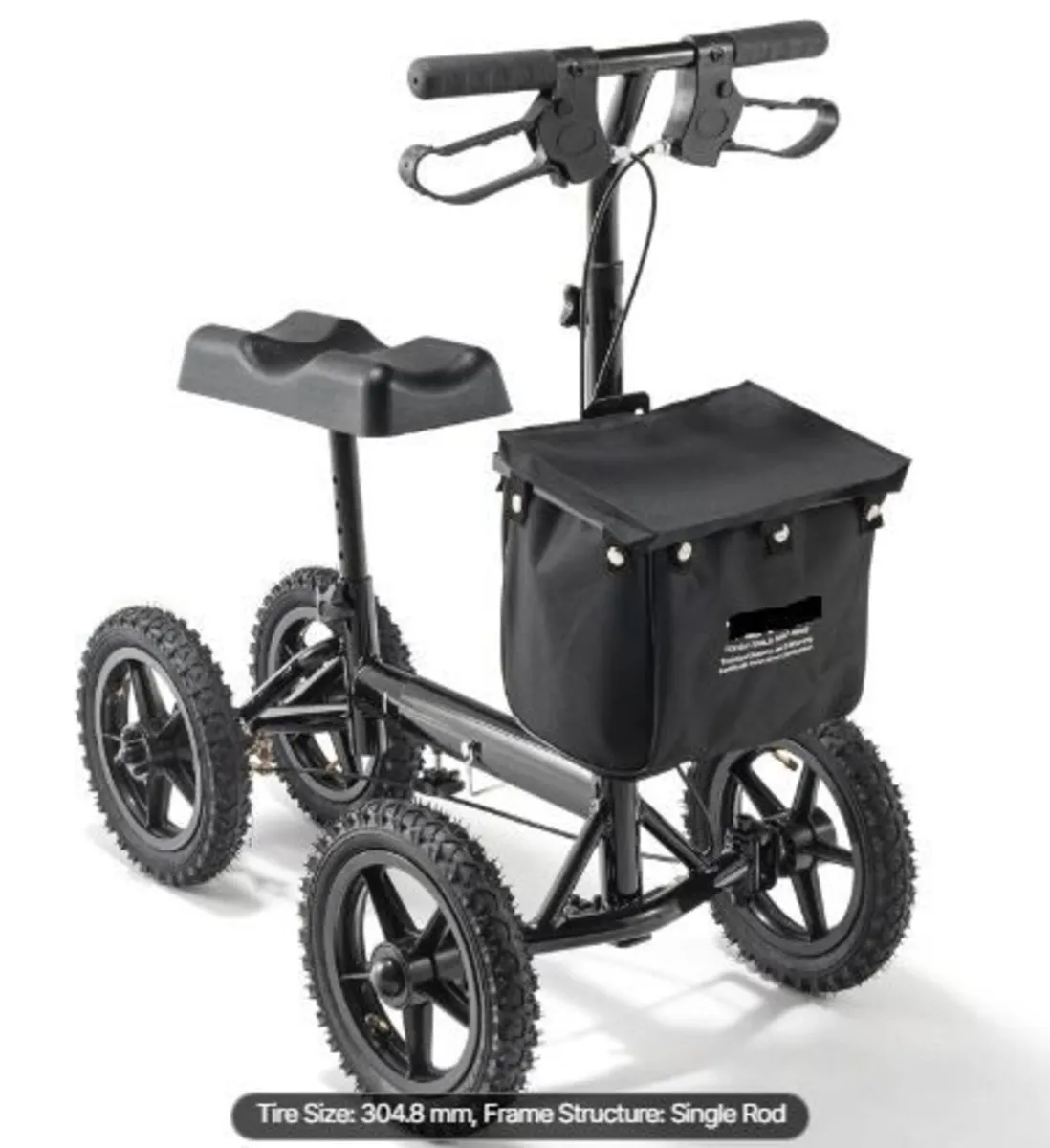 Folding Knee Scooter, Aluminum - Image 2