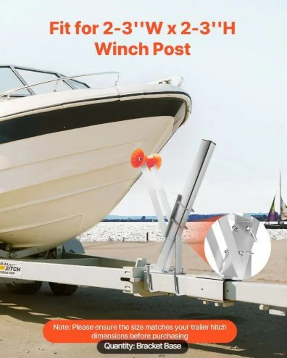 Boat Trailer Winch Stand, 50.8-76.2 mm - Image 1
