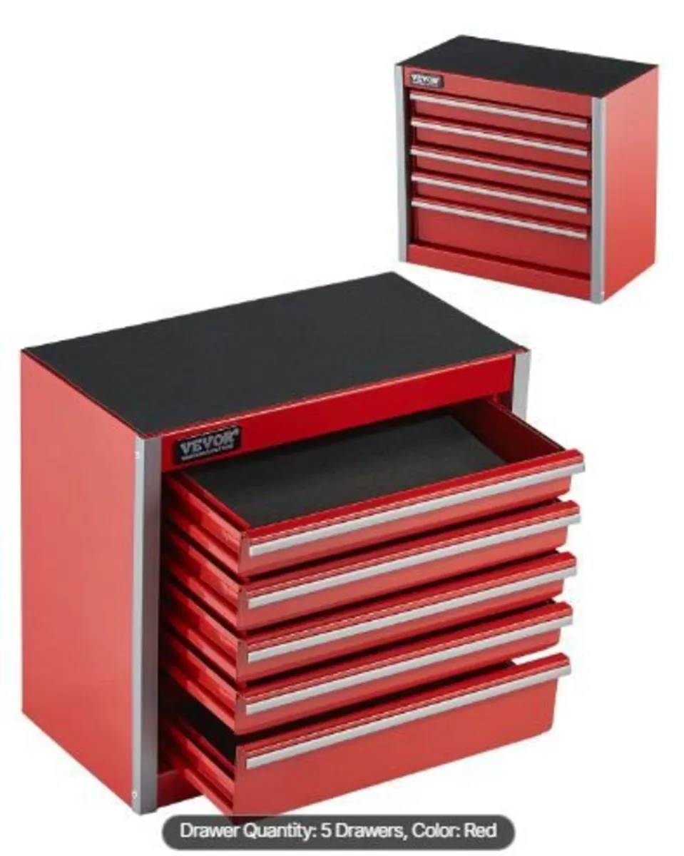 Metal Tool Box, 8.6-inch, Portable Metal Tool - Image 4