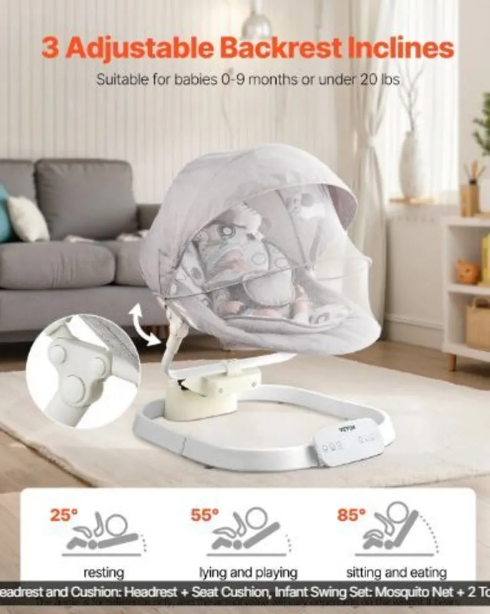 Baby Swing, Baby Rocker for Infant - Image 2