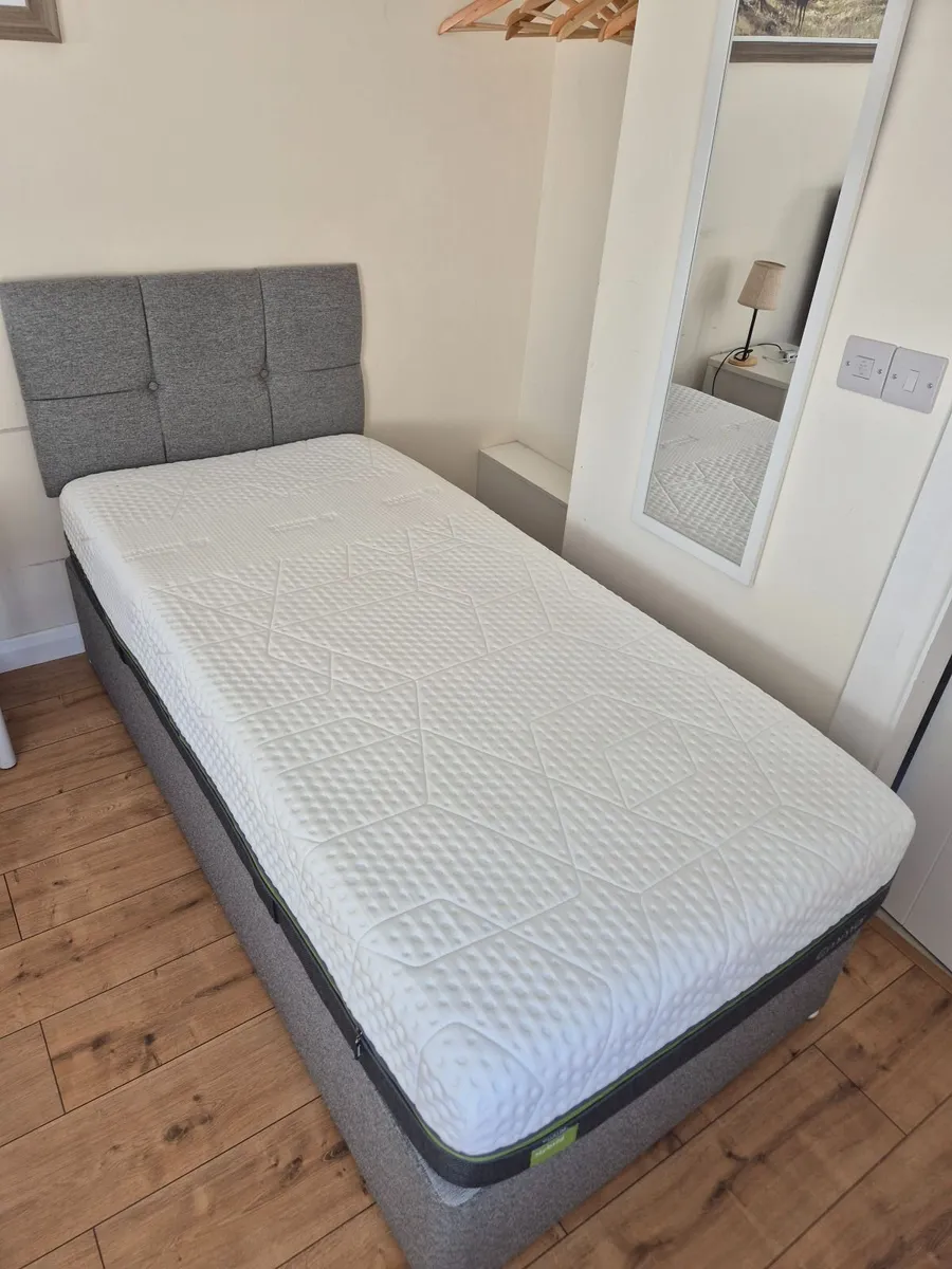 Single Divan Beds with Emma Mattress & Headboard