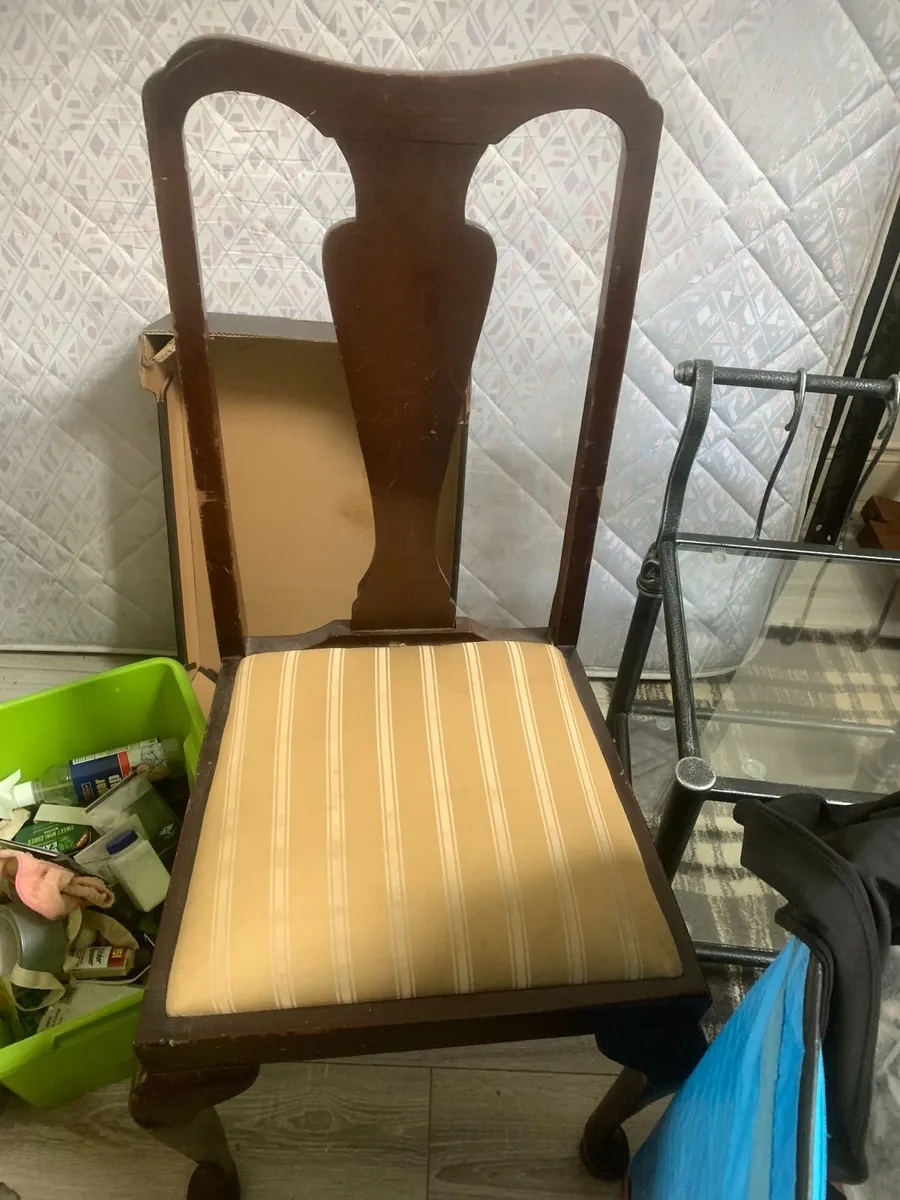Vintage Traditional Hardwood Harp Back Chairs