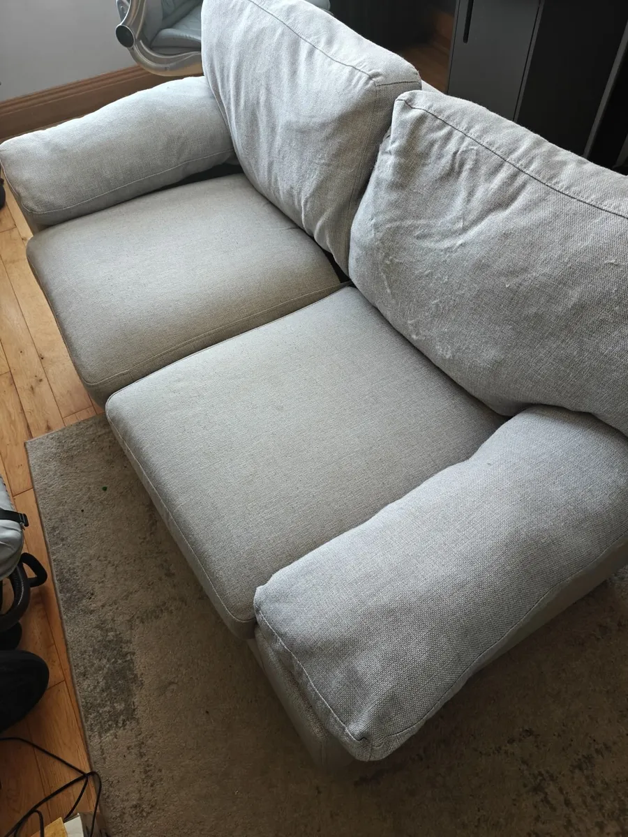Light grey sofa - Image 1
