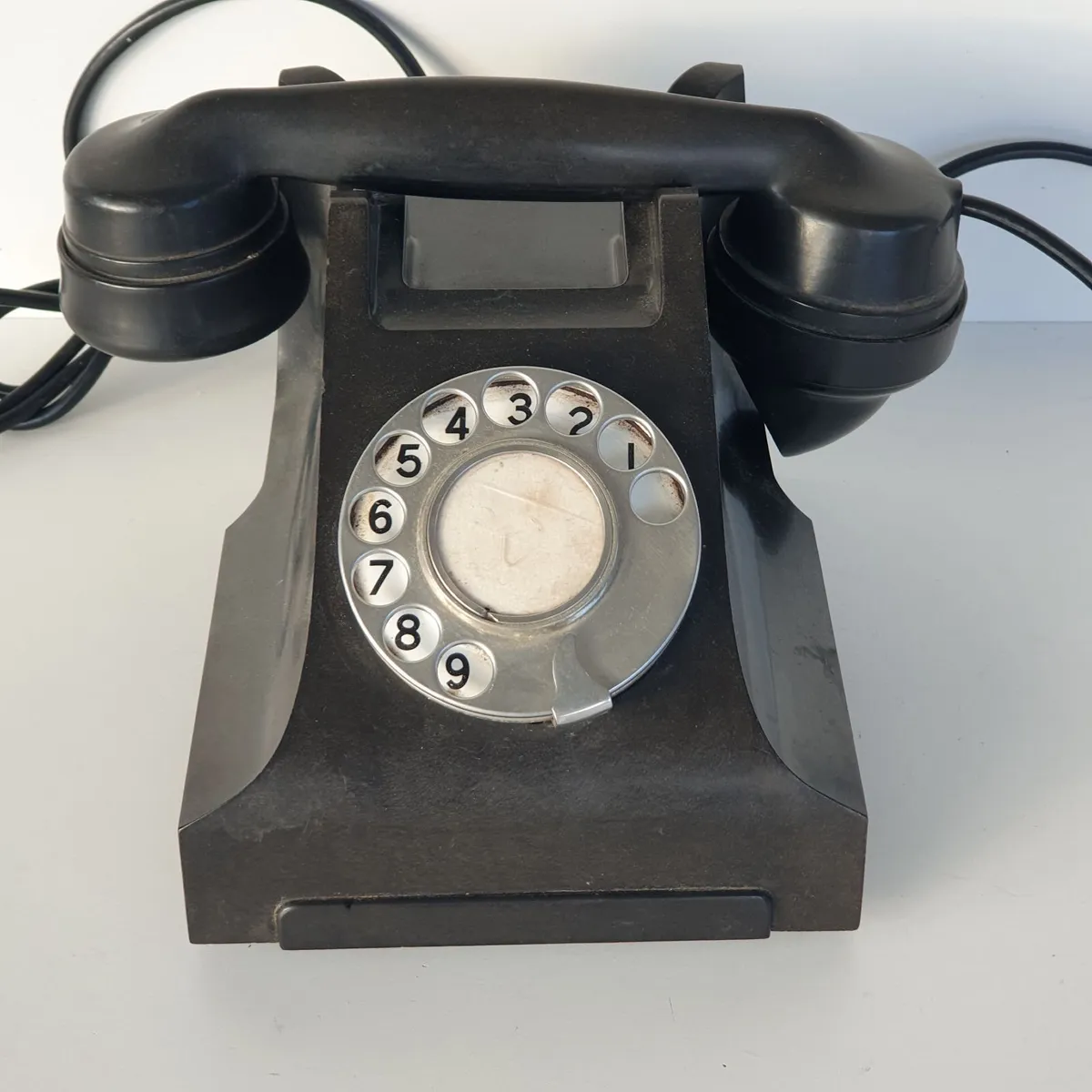 Bakelite pyramid rotary telephone vintage PROP - Image 1