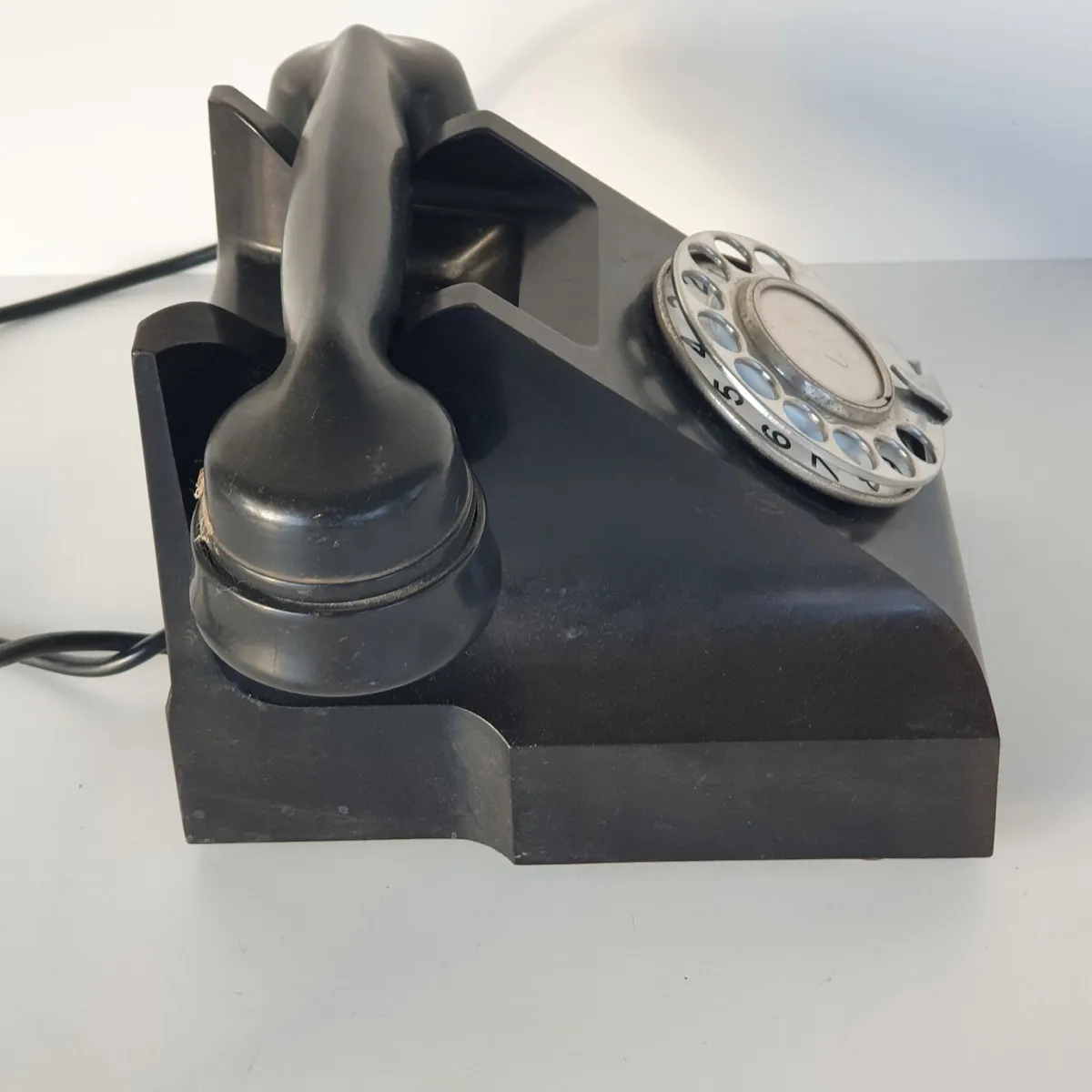 Bakelite pyramid rotary telephone vintage PROP - Image 4