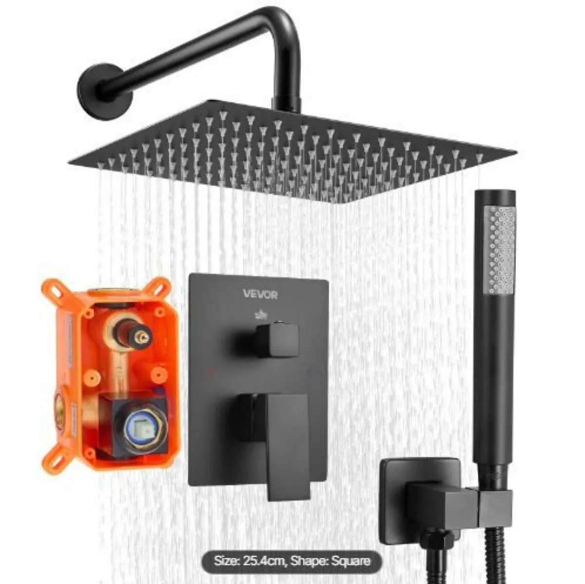 Shower Faucet Set, Rainfall Bathroom Shower - Image 4
