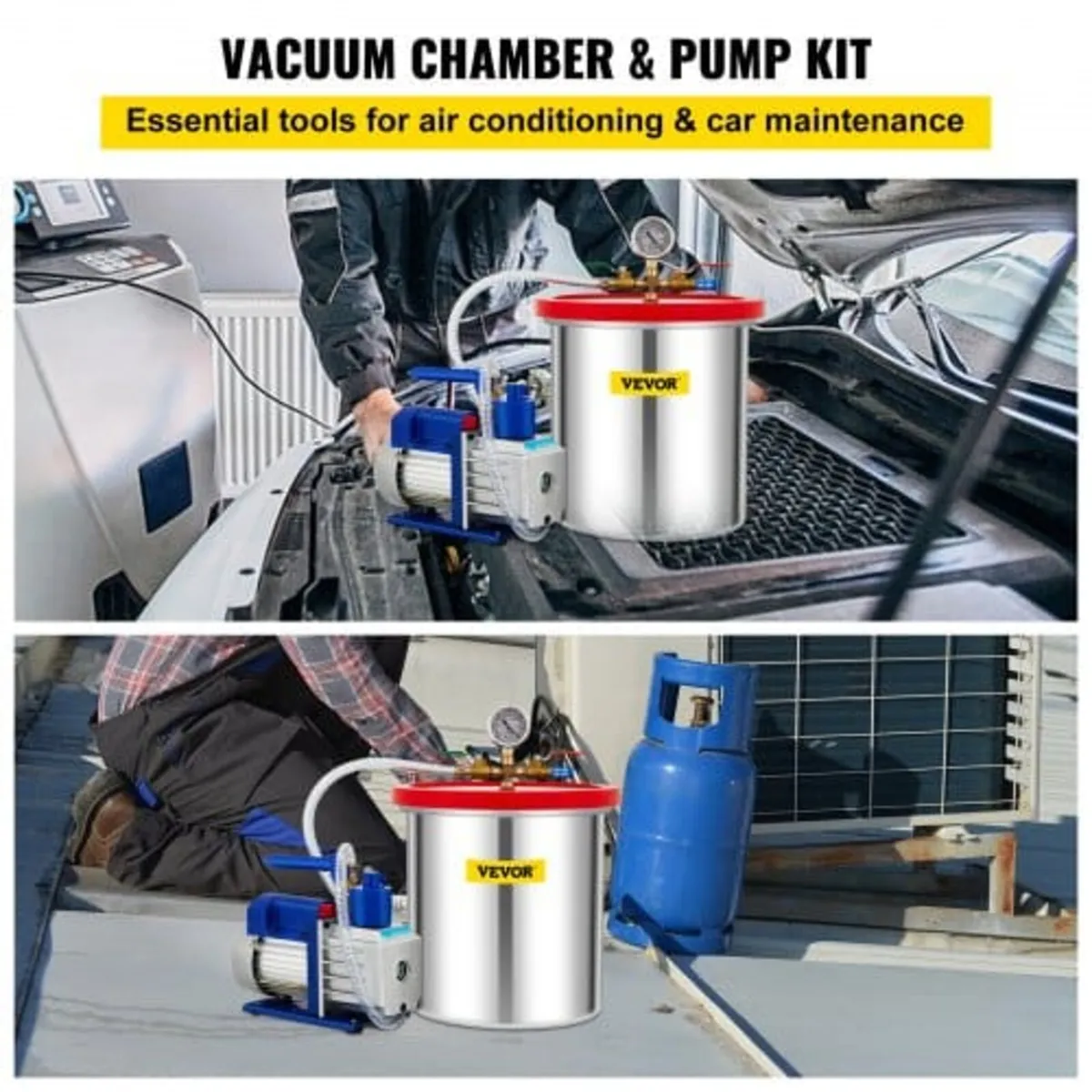 Vacuum Chamber with Pump Vacuum Chamber Kit 5 Gal/ - Image 2